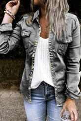 Prendas de abrigo de manga larga de moda (4 colores)