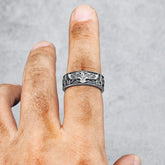 Phoenix Totem Ring für Herren