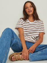 Gestreiftes T-Shirt aus Baumwolle