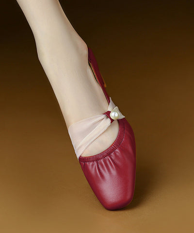 Mulberry Classy Chunky Shoes Cowhide Leather Splicing Mulberry Classy Chunky Shoes Cowhide Leather Splicing