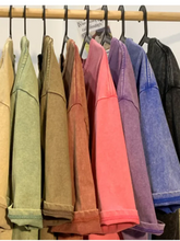 Camiseta 100% algodón peinado, lavada con ácido, unisex, vintage, estilo informal Y2K.