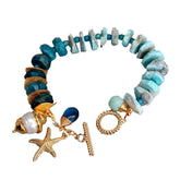 Blaues Meer-Armband