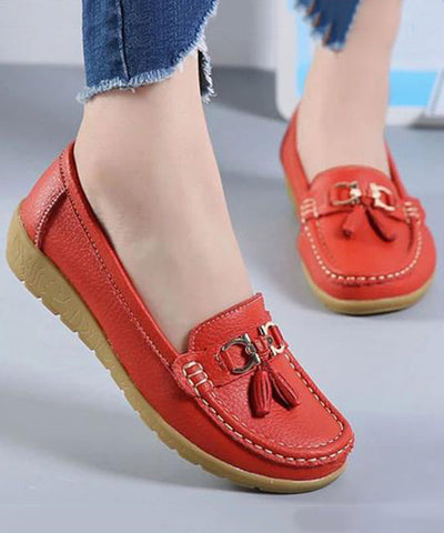 White Casual Splicing Comfortable Loafer Shoes White Casual Splicing Comfortable Loafer Shoes