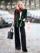 Blazer elegante de fiesta de longitud media para mujer