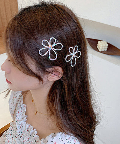 Mode Gold Kristall Zirkon Floral Haarnadel  Mode Gold Kristall Zirkon Floral Haarnadel