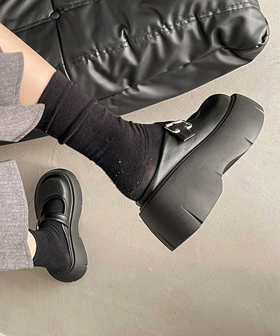 Sandalias de plataforma plateadas versátiles y de moda japonesas  Sandalias de plataforma plateadas versátiles y de moda japonesas
