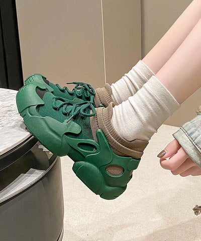 Nuevas zapatillas deportivas versátiles moradas con cordones y plataforma  Nuevas zapatillas deportivas versátiles moradas con cordones y plataforma