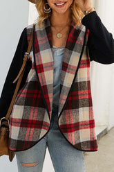 OL Winter Street Style Karierter Mantel