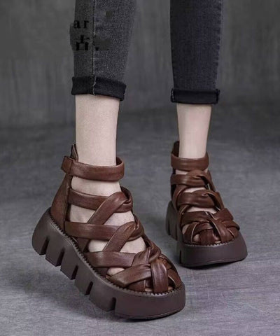Summer New Black Hollow Out Roman Sandals Summer New Black Hollow Out Roman Sandals