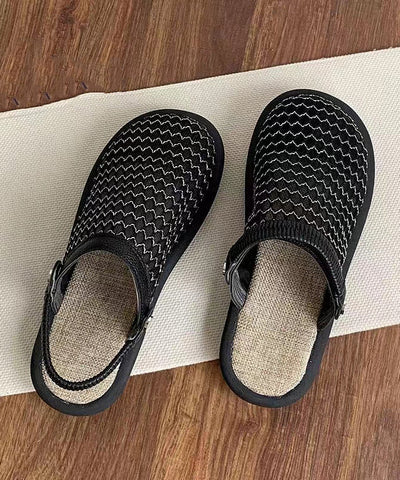 Beige Hollow Out Breathable Mesh Casual Splicing Sandals Beige Hollow Out Breathable Mesh Casual Splicing Sandals