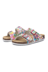 Printed Buckle Birkenstock Sandals