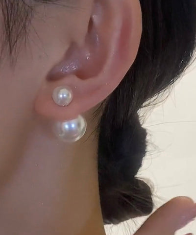 Novelty Gold Copper Overgild Pearl Zircon Drop Earrings Novelty Gold Copper Overgild Pearl Zircon Drop Earrings