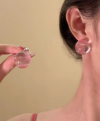 Original Design Blue Alloy Resin Stud Earrings Original Design Blue Alloy Resin Stud Earrings