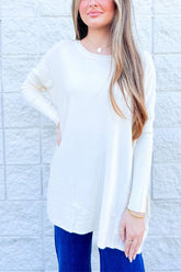 PULLOVER MIT BOYFRIEND-TASCHE