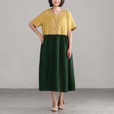 Lockeres Sommerkleid für Pendler in Übergröße für Damen