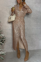 MIDIKLEID MIT PAILLETTEN