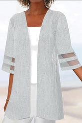 Prendas de abrigo casuales de color liso (6 colores)