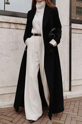 Lässige Straßenknöpfe Strickjacke Umlegekragen Oberbekleidung