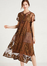 Stilvolles Khaki-Set mit Knopftaschen für den Sommer, zweiteilig, kurz