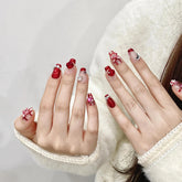 Neuer Stil, handgefertigt, verschiedene Formen, künstliches Nagelstudio, abnehmbare Vollabdeckung, ABS, zum Aufdrücken der Nagelspitzen