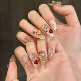 Neues Katzenaugen-Design und Diamantverzierungen, die den Teint aufhellen, handgefertigt zum Tragen