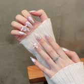 Wiederverwendbarer Katzenaugen-Gel-Stick auf Nägeln Schmetterling Handpressen Aufdrücken auf Nägeln