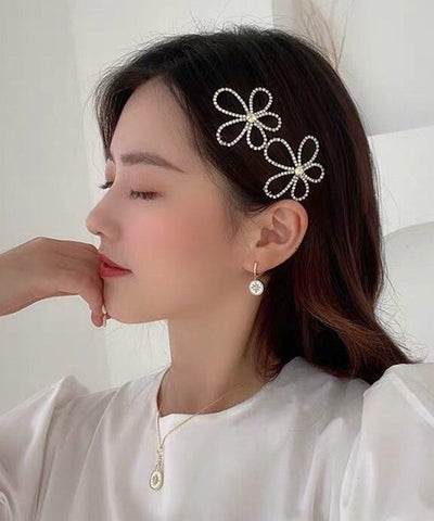 Mode Gold Kristall Zirkon Floral Haarnadel  Mode Gold Kristall Zirkon Floral Haarnadel