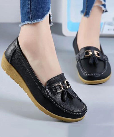 White Casual Splicing Comfortable Loafer Shoes White Casual Splicing Comfortable Loafer Shoes