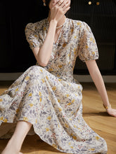 Sophia Vintage-Kleid mit Blumenmuster