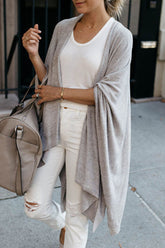 Modische, elegante, einfarbige Oberbekleidung (3 Farben)