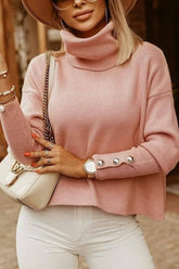 Lässiges, solides Patchwork-Oberteil mit Umlegekragen (2 Farben)