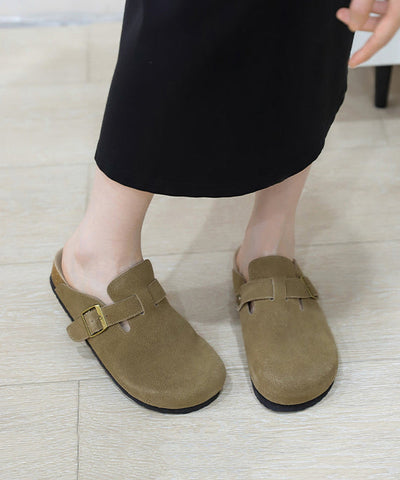 Nuevas sandalias Baotou sencillas y versátiles en color beige  Nuevas sandalias Baotou sencillas y versátiles en color beige
