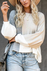 Suéteres de punto con costura Chicindress