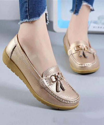 White Casual Splicing Comfortable Loafer Shoes White Casual Splicing Comfortable Loafer Shoes