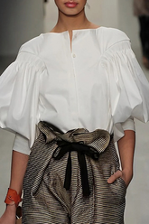 Blusas casuales de cuello redondo con botones de color sólido