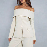 Samira - Langarm-Blazer-Set