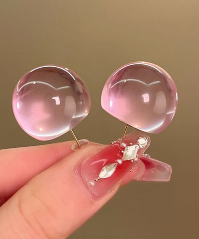 Original Design Blue Alloy Resin Stud Earrings Original Design Blue Alloy Resin Stud Earrings