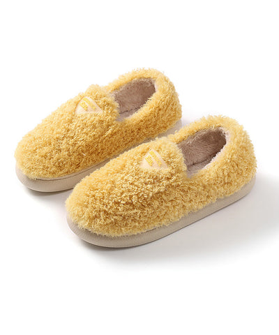 Comfortable Soft Pink Faux Fur Flat Shoes Comfortable Soft Pink Faux Fur Flat Shoes