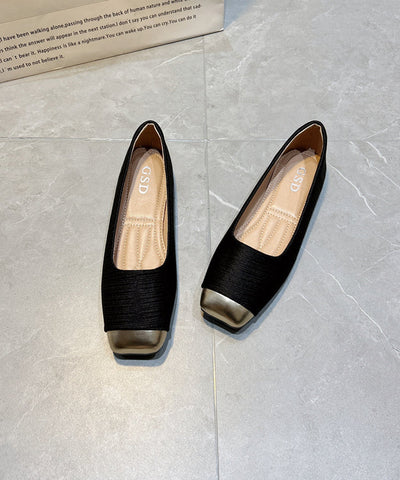 Neu Bequeme Vielseitige Apricot Spleißen Flache Füße Schuhe  Neu Bequeme Vielseitige Apricot Spleißen Flache Füße Schuhe