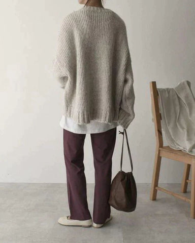 MAEVE - Suéter oversize con bolsillo delantero 