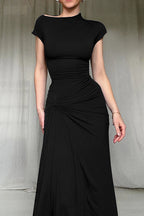 Twist Front Bodycon Maxi Dress