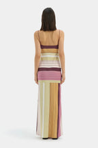 Elegant Floral Cami Tie Waist Bodycon Midi Dress