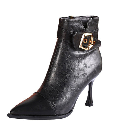 Khaki Stiefel High Heel Kunstleder Frauen Spleißen 