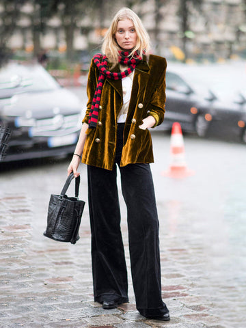 Blazer elegante de fiesta de longitud media para mujer 