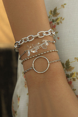 Mode Einfachheit Geometrische Solide Patchwork Armbänder 