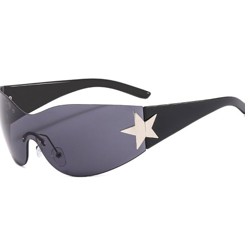Casual Daily The stars Patchwork Sunglasses