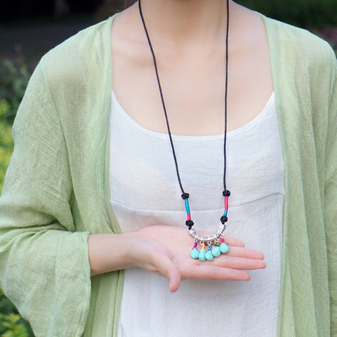 Vintage Adjustable Turquoise Necklace