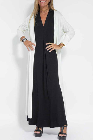 Street Solid – Oberbekleidung mit geschlitztem Cardigan-Kragen 