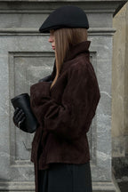 Suede Vintage Long Sleeve Jacket