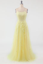 Elegant Lavender A-line Prom Dress
